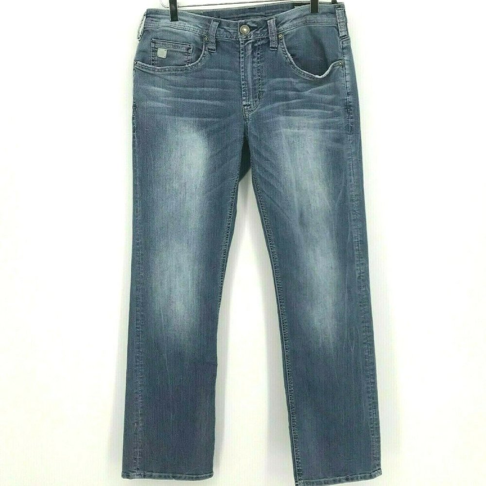 Buffalo David Bitton Relaxed Straight Stretch Mens